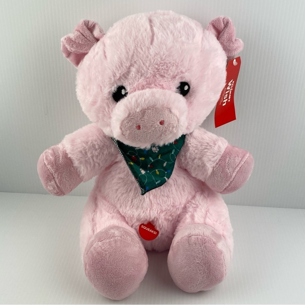 PetSmart Wish the Pig Squeak Toy NEW Pink Dog Toy 12 inches